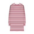 thumbnail image 4 of RXIRUCGD Chandail en Molleton Oversize à Col Rond pour Femmes Imprimé Manches Longues Tunique, Rouge, Taille : m, 4 of 5
