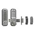 thumbnail image 3 of Lockey 2200-SC Mechanical Keyless Surface, Rim Mount Slide Deadbolt - Satin Chrome, 3 of 4