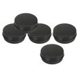 thumbnail image 4 of Transemion 5pcs Empty Aluminum Jars Cosmetic Screw Balm Lip Lid Cans Containers Black 10ml 1Set, 4 of 6
