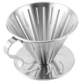 thumbnail image 3 of Stainless Steel Pour Over Coffee Dripper Cone Filter Cup Stand Coffee Machine Accessories Home Office Use, 3 of 7