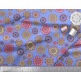 thumbnail image 2 of Soimoi Tissu Satin Modal Mandala Kaléidoscope Imprimé 1 Yard 42 Pouces de Large, 2 of 3