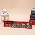 thumbnail image 3 of Christmas Smowman Bear Train Model Desktop Ornament Kids Toy  Holiday Gift, 3 of 6
