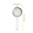 thumbnail image 2 of GOOHOCHY Tamis Manuel Tamis à Farine en Acier Inoxydable pour la Cuisson 1 Ensemble, 2 of 8