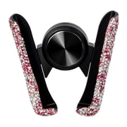 Car Phone Holder Diamond Magnetic Vent Dashboard Mount, Rhinestone Bling Cell Phone Stand Rotatable for 4-7 Inch Smartphones