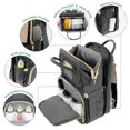 thumbnail image 3 of HOTBEST Diaper Bag Backpack Large Baby Bag Nappy Changing Bags with Changing Pad Multifunction Waterproof Travel Essentials Baby Bag Unisex and Stylish(Black-B), 3 of 4