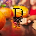 thumbnail image 4 of Spider Halloween Decoration Hang Tag Set with 26 Iron Letters 5.3 cm x 9 cm, Black Rope Included, 4 of 4