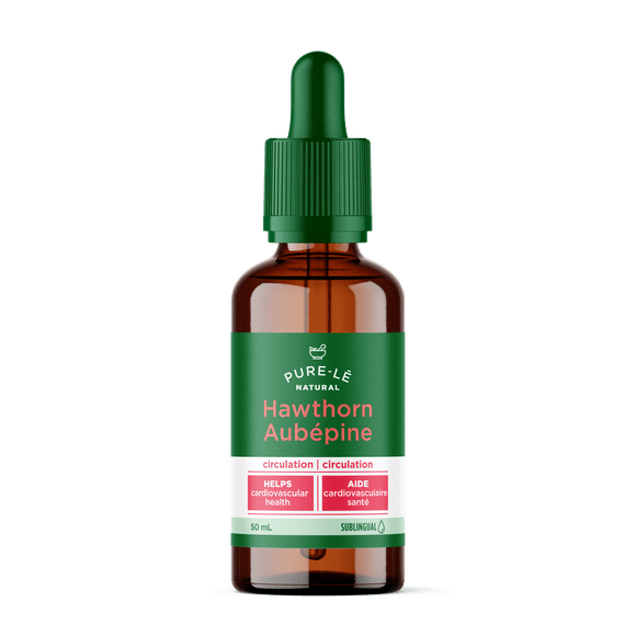 Extraits de Baies d'Aubépine Super Puissants - Soutien à la Santé Cardiovasculaire, Supplément pour la Santé du Cœur Fabriqué au Canada, non-OGM, Casher, Végétalien