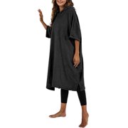 Teissuly Robes For Women Fashion Casual Solid Color Long Sleeve Robes Pajamas Home Wear Loungewear