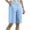 Light Blue, variant on Summer Clearance 2025! Womens Plus Size Pants,Women'S Solid Color Short Yoga Wear Fitness Sports Tennis High-Waisted Shorts