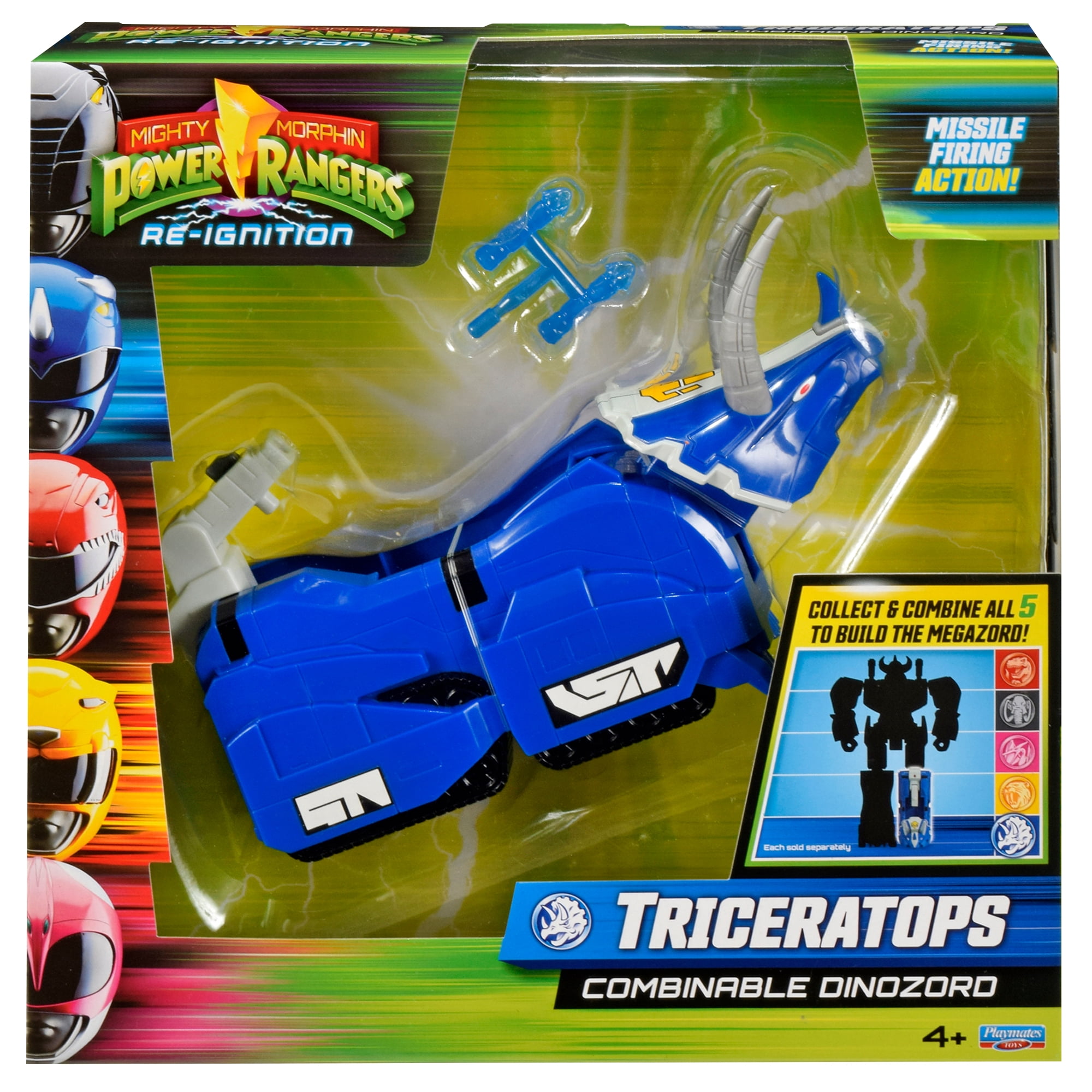 Mighty Morphin Power Rangers : Re-Ignition - Triceratops Combinable Dinozord by Playmates Toy