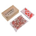 thumbnail image 3 of lionlar Lottery Bingo Game Wooden Box Russian Game Set for Family Adults, 3 of 9