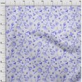 thumbnail image 4 of oneOone Viscose Jersey Blue Fabric Florals Craft Projects Decor Fabric Printed By The Yard 60 Inch Wide, 4 of 4
