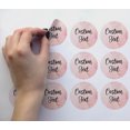 thumbnail image 2 of Darling Souvenir MADE WITH LOVE TextureTheme - 2" CustomStickersPremium 80 Self-AdhesiveRoundLabels, Personalized Wedding Party FavorStickers/RoundEnvelope Seal, 2 of 6