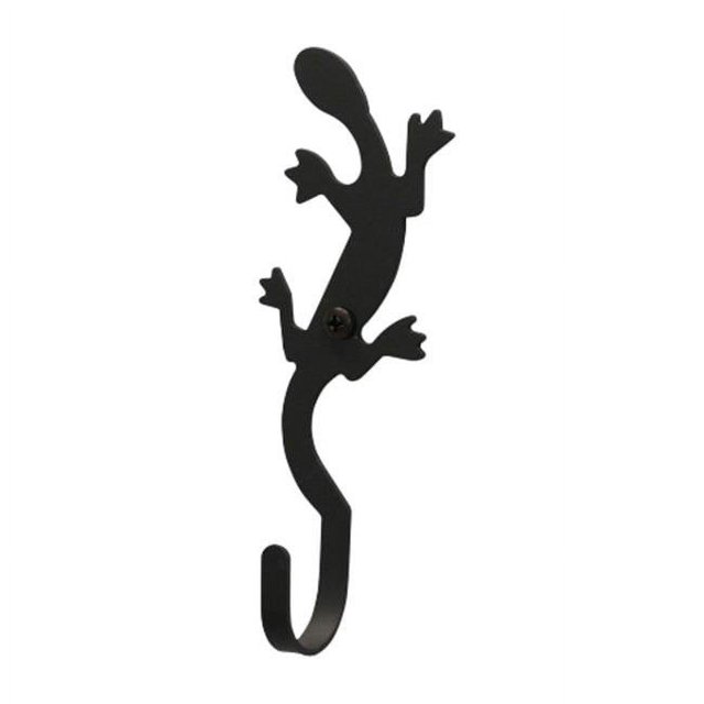 Village Wrought Iron WH-39-XS Lizard Wall Hook Extra Small - Black