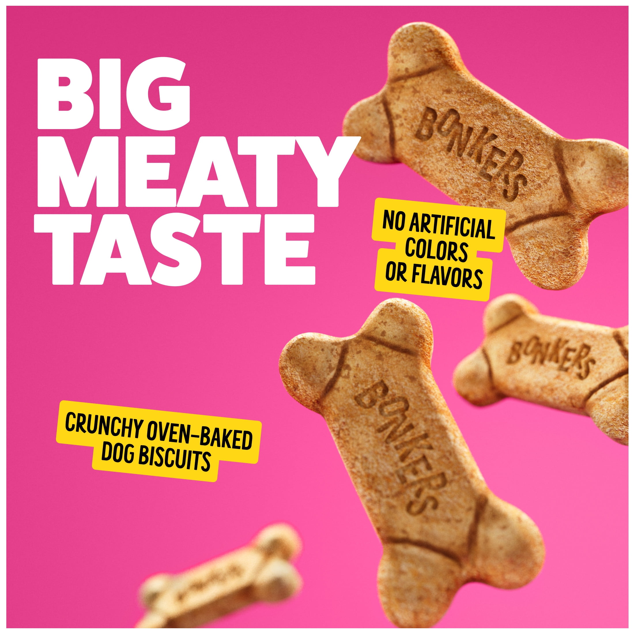 BONKERS Surprise Biscuits pour chien à saveur poulet avec jouet surprise