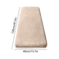 thumbnail image 3 of 47in Extra Large Corals Fleece Bath Mat Soft Shaggy Bathroom Rug Non-Slide Latex Backing Absorbent Quick Dry Machine Washable Floor Carpet for Bathtub Shower Sink Doorway Home Decor, 3 of 8