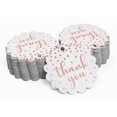 thumbnail image 2 of Inkdotpot Pack Of 100 Real Rose Gold Foil Paper Tags Thank You Bridal Shower Favor Hang Tags, 2 of 6