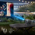 thumbnail image 3 of Aurzen Boom mini Google TV 4K Supported Smart Projector with WiFi and Bluetooth, Black - Refurbished Excellent, 3 of 5
