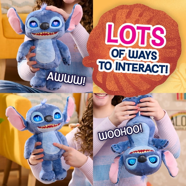アメリカで購入したMany Moods Stitch ぬいぐるみ Disney Stitch Many Moods 34 cm Interactive Plush Toy, 50+ Sounds