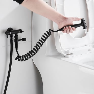 matoen Accessoire de Bidet Portatif pour Toilette – Boyau de 5 Pi Pulvérisateur de Bidet Portatif pour Toilette – Pulvérisateur de Bidet pour Soins des sous-Vêtements – Accessoires de Salle de Bain