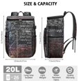 thumbnail image 2 of Biology and Experiment Print Insulated Cooler Backpack, Leakproof Design for Laboratory Use, Students, and Teachers, 2 of 6