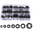 thumbnail image 1 of M3-m12 Washer 280pcs Inner Tooth Star Lock Washers Assortment Kit Push Lock Washer Speed Clip Fastener Kit, 1 of 5