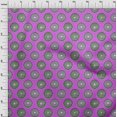 thumbnail image 4 of oneOone Velvet Purple Fabric Asian Block Craft Project Decor Fabric Printed by The Yard 58 Inche Wide-6803, 4 of 4