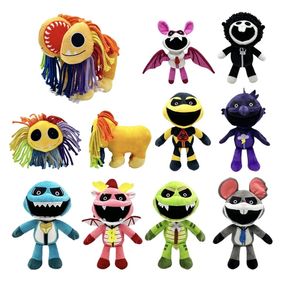 Nightmare Critters Bobby Game Lamb Colorful Lion Plush Doll