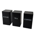 thumbnail image 1 of Binwennn Reusable Lunch Bag Freezer Casserole Containers with Lids 3 Pieces Coffee Tea Container Set Metal Vintage Kitchen Jar Set With Airtight Lids Food Storage Container Jars For Kitchen, 1 of 3