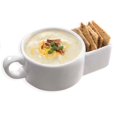 thumbnail image 1 of i Kito Soup and Cracker Mug Set, Ceramic Soup Mugs with Handles White in Home, Soup Mug Gift Set, 1 of 6