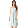 thumbnail image 2 of INSPIRE CHIC Women's Floral Twist Front Adjustable Strap Dress, 2 of 6