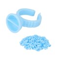 thumbnail image 4 of 100pcs Flower Glue Rings, Eyelash Extension Finger Holder, Disposable Eyelash Lashes Extension Glue Cups Supplies Holder For Eyelash Extensions, 4 of 8