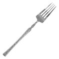 thumbnail image 1 of French Style Cutlery 304 Stainless Steel Hammered Texture Tableware Non-Slip Handle Small Waist Design Serrated Knife Sharp Fork Spoon, 1 of 8