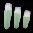 thumbnail image 3 of TISHITA 3 Pcs Silicone Mini Shampooing Échantillon Cosmétique Bouteille Voyage Conteneur Vert, 3 of 8