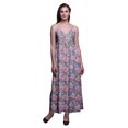 thumbnail image 1 of Bimba Robe Longue Chic à Imprimé Floral pour Femme, Style Bohème, Maxi d'Été, Tenue de Plage - XX-Grand, 1 of 6
