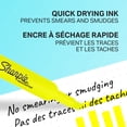 thumbnail image 2 of Surligneurs à réservoir Sharpie, pointe biseautée, jaune, 4 unités, 2 of 10