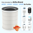 thumbnail image 1 of AIRFIRE Replacement H13 HEPA Air Purifier Filter for Model AP201 Air Purifier , Original, 1 of 4