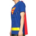 thumbnail image 2 of DC Comics Superman Cosplay Blue T-Shirt With Cape, 2 of 3