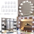 thumbnail image 3 of LED Makeup Mirror Light Bulb Lights Stepless Dimmable Wall Lamp 6 10 14Bulbs Kit for Dressing Table ,Widely Use, 3 of 7