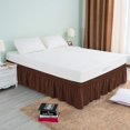 thumbnail image 2 of Subrtex Easy Fit Bed Skirts , Wrap Around Dust Ruffle with Long Tailored Drop, 2 of 6