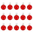 thumbnail image 1 of Unique Bargains Pendentifs Perles Factices 8 mm, Lot de 150 Perles Rondes Imitation Perle, Argent Rouge, 1 of 6