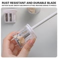 thumbnail image 3 of Dual Hole Pencil Sharpener for Students, Round Ergonomic Design with Detachable Shavings Box, Portable Classroom Tool, 3 of 9