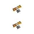 thumbnail image 2 of Smilepp Aluminum Alloy Front Rear Servo Link For 1/18 Hobbico Dromida RC Car S Performance With Premium Aluminum Alloy Front yellow 2Set, 2 of 6