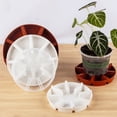 thumbnail image 2 of Soucoupe à Rebord Surélevé pour Jardinière 5 Pouces 6 Pouces 7 Pouces Pot de Fleurs Rond Attrape-Eau Plateau d'Égouttement Robuste pour Usage Intérieur Extérieur, 2 of 8