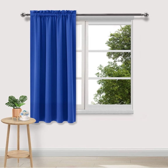 EGNMCR Curtains Heat Insulation Energy Saving Bedroom And Kitchen Curtains Scandinavian Solid Colour Silk Curtains blackout curtain