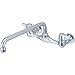 thumbnail image 3 of Central Brass 0047-UA3 12 in. Two Handle Wallmount Kitchen Faucet - Polished Chrome, 3 of 3