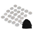 thumbnail image 2 of Rune Stones, White Crystal Runes Stylish Appearance Small Volume  for Household for Witch Decoration for Divination, 2 of 7