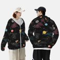 thumbnail image 4 of Lsque Galaxy Pattern UPF 50+ Lightweight Sun Protection Men's Women's Long Sleeve Shirt, Hoodie Performance -Large, 4 of 7