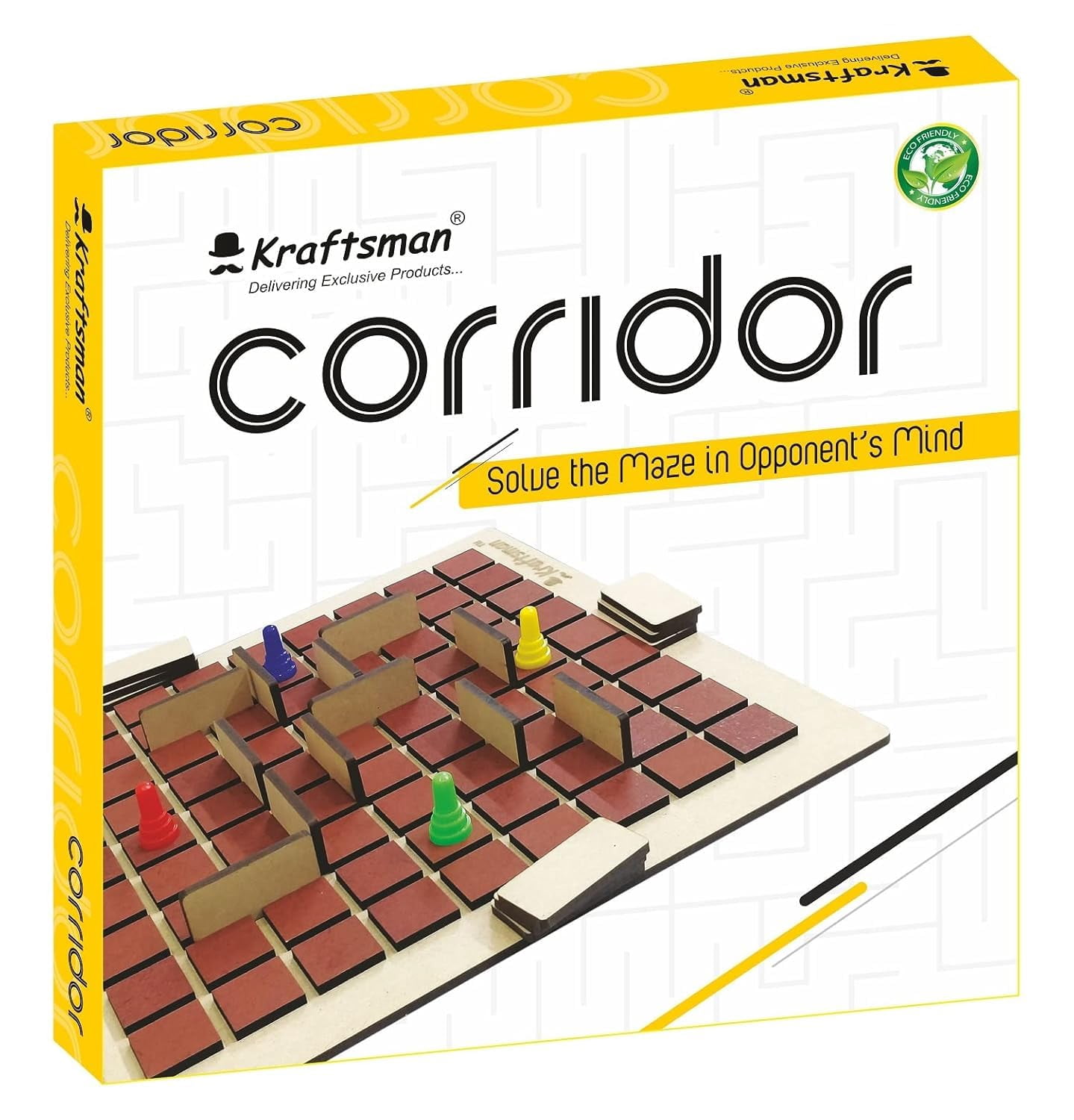 Kraftsman Corridor Board Game | 2-4 Players Board Game for All Age Groups