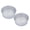 Silver, variant on MasteelfCA 2pcs 8inch Alloy Cake Pan Round Cake Mold Tray Non-stick Baking Mould with Removable Bottom